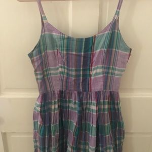 Vintage 80's Plaid Dress